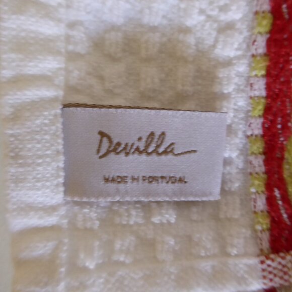 NEW DEVILLA BRAND TOMATO VINE 100% COTTON CLOTH DISH TOWEL SET - Picture 3 of 6